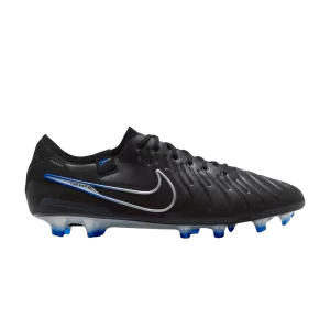 Nike Tiempo Legend 10 Elite FG 'Shadow Pack' Noir/Hyper Royal/Chrome DV4328 040