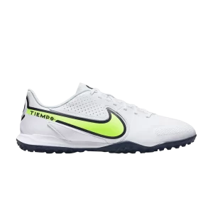 Nike Tiempo Legend 9 Academy TF 'White Volt' Blanc/Volt/Bleu noirci DA1191 174