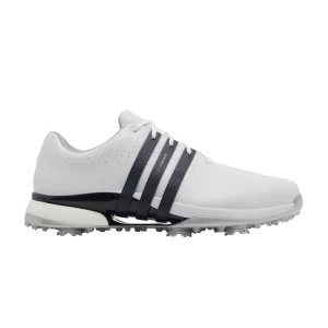 adidas Tour 360 24 Golf 'White Collegiate Navy' Blanc nuage/Bleu marine collégiale/Argent métallique IF0245