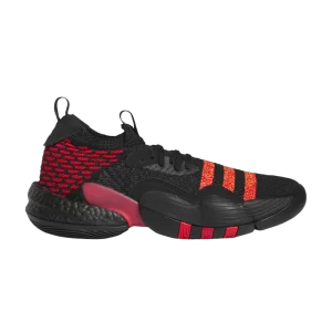Baskets adidas Trae Young 2 'Hawks' Noir/Meilleur écarlate/Or gras HQ0986