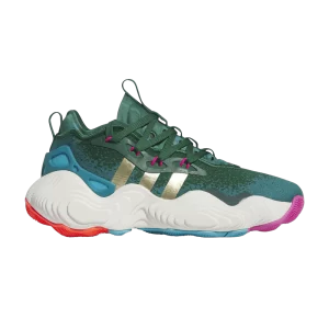 Baskets adidas Trae Young 3 J '96 Olympics' Team vert foncé/or métallisé/Arctic Fusion IF2113