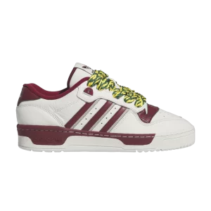 Baskets adidas Trae Young x Rivalry Low 'White Maroon' Blanc IH7740