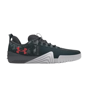 Under Armour TriBase Reign 6 'Grey Void Rush Red Camo' Gris Void/Gris Pitch/Rouge 3027352 400