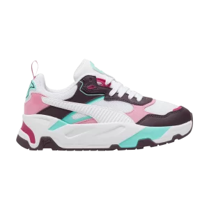 Puma Trinity Big Kid 'Midnight Plum Mint' Baskets Minuit Prune/Blanc/Menthe/Moody 390838 16