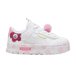 Puma Trolls x Mayze Crashed Little Kid 'Queen Poppy' Baskets Blanc/Sullen 398943 01
