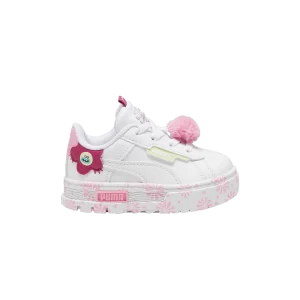 Puma Trolls x Mayze Crashed Baskets 'Queen Poppy' pour tout-petits Blanc/Sullen 398944 01