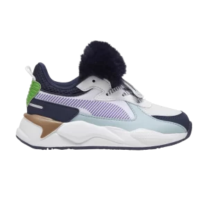 Puma Trolls x RS-X Little Kid 'Branch' Baskets Blanc/Ultraviolet 396995 01