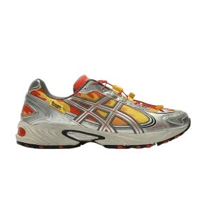 ASICS TroubleSmile x Gel Kahana TR V4 'Flames' Baskets Argent TROUBLESMILE GELKAHANA