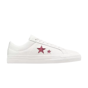 Baskets Converse Turnstile x One Star Pro Low 'Only One Star' Blanc/Rose/Blanc A08655C