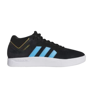 Baskets adidas Tyshawn 'Black Blue Burst' Noir/Gris chiné clair/Bleu Burst IE3137