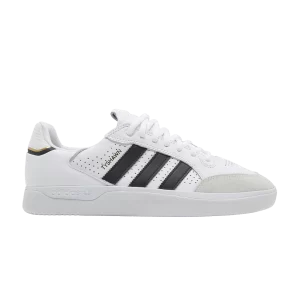 Baskets adidas Tyshawn Low 'King of New York' Blanc nuage/Noir/Or métallique HQ2003