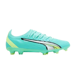 Puma Ultra Ultimate FG AG 'Supercharge Pack – Menthe poivrée électrique' Menthe électrique/Blanc/Jaune rapide 107163 03