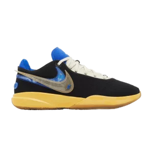Nike Uninterrupted x LeBron 20 'Speak Your Truth' Noir/Lait de coco/Hyper Royale/Or topaze FN0941 001