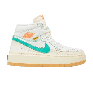 Union LA x Bephie's Beauty Supply x Wmns Air Jordan 1 Elevate High SP 'Summer of '96' Voile/Vert Kinetic/Mousseline/Jaune Bubble Gum/Cône/Ivoire Pâle FD0696 100