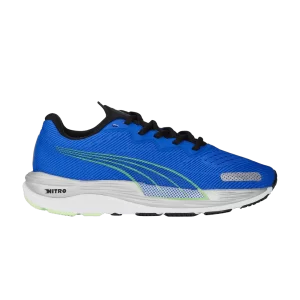 Puma Velocity Nitro 2 Big Kid 'Royal Sapphire' Baskets Royal Sapphire/Effervescent Lime 392016 02