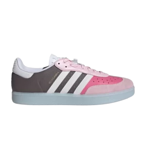 Baskets adidas Velosamba Leather 'Charcoal Clear Pink' Charbon de bois/Blanc nuage/Rose vif IG5538