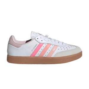 Baskets adidas Velosamba Leather 'White Sandy Pink' Blanc nuage/Rose sable/Or métallique IE5826