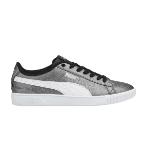 Puma Vikky V3 Big Kid 'Glitz – Noir Argent 'Baskets Noir/Blanc/Argent 384701 01