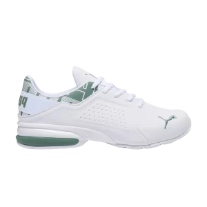 Puma Viz Runner Repeat Wide 'White Eucalyptus Black' Baskets Eucalyptus/Noir 377334 16
