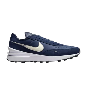 Nike Waffle One Leather Midnight Navy Midnight Fleet/Blanc/Midnight Fleet/Voile DX9428 400