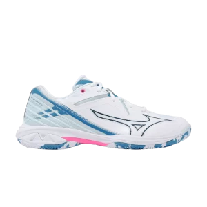 Mizuno Wave Claw 3 Wide 'White Sailor Blue' Blanc/Bleu Marin/Rose Tetra 71GA244321