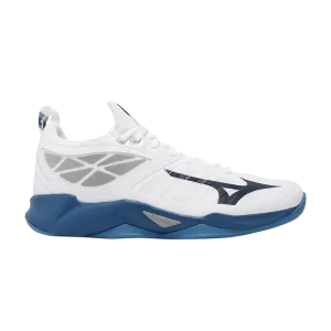 Baskets Mizuno Wave Dimension 'White Sailor Blue' Blanc/Bleu Marin/Argent V1GA224021