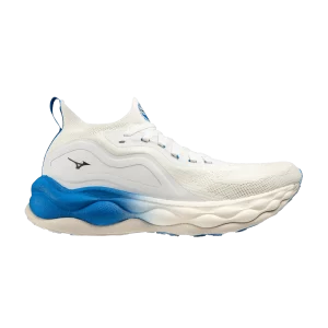 Mizuno Wave Neo Ultra 'Undyed White Peace Blue' Baskets Non Peintes Blanc/Bleu Monde 411365 0190