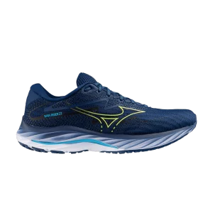 Mizuno Wave Rider 27 'Navy Peony Sharp Green' Pivoine de mer/Sharp Green 411415 NP4H