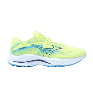 Mizuno Wave Rider 27 'Sharp Green Navy Peony' Vert épicé/Pivoine de mer J1GC230357
