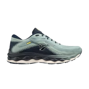 Mizuno Wave Sky 7 'Mineral Blue' Baskets Bleu Minéral/Blanc Neige 411411 MN0D