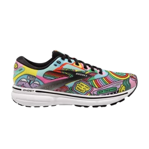 Brooks Wednesday Holmes x Wmns Ghost 15 'Pride' Baskets Noir/Blanc/Multi 120380 1B 058
