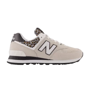 Baskets New Balance Wmns 574 'Grey Leopard 'Gris/Noir WL574AY2