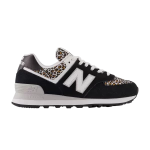 Baskets New Balance Wmns 574 'Leopard 'Noir/Beige WL574BI2