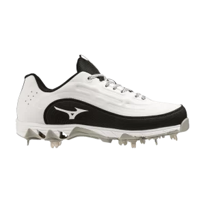 Baskets Mizuno Wmns 9-Spike 8 Low 'White Black' Blanc/Noir 320689 0090