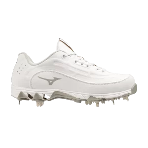 Baskets Mizuno Wmns 9-Spike 8 Low 'Blanc Gris 'Blanc 320689 0000
