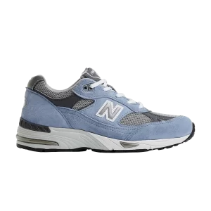 Baskets New Balance Wmns 991v1 Made in England 'Dusty Blue 'Dusty Blue/Alloy/Smoked Pearl W991BGG