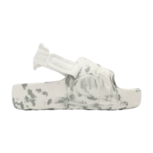 adidas Wmns Adilette 22 XLG Slide 'Off White Silver Green' Couleur blanche/Vert argenté/Couleur blanche IE5652