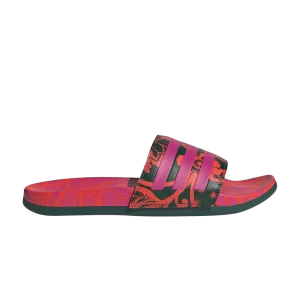 adidas Wmns Adilette Comfort Slide 'Floral - Bahia Magenta' Baskets Bahia Magenta/Bahia Magenta/Collegiate Green IE4965