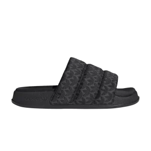 adidas Wmns Adilette Essential Slides 'Trefoil Monogram - Noir 'Couleur noire/Couleur noire/Couleur noire IG7149