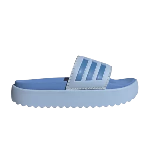 adidas Wmns Adilette Platform Slide 'Blue Dawn' Bleu aube/Bleu fusion métallisé/Bleu fusion HQ6181