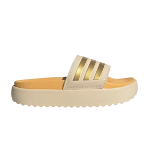 adidas Wmns Adilette Platform Slide 'Crystal Sand Gold Metallic' Baskets Crystal Sand/Or Métallique/Half Spark IF3422