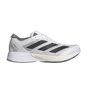adidas Wmns Adizero Adios 7 'White Black' Baskets Chaussures blanc/Noir/Gris trois pièces GX6648