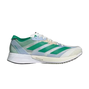 adidas Wmns Adizero Adios 7 'White Tint Court Green' Baskets Blanc Tint/Court Vert/Bleu Dawn HQ3692