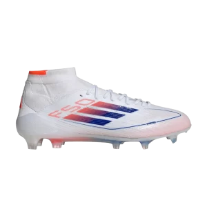 adidas Wmns Adizero F50 Elite Mid FG 'Advancement Pack' Blanc nuage/Bleu lucide/Rouge ensoleillé ID9203