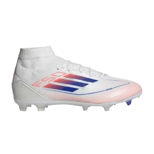 adidas Wmns Adizero F50 League Mid FG MG 'Advancement Pack' Blanc nuage/Bleu lucide/Rouge ensoleillé ID9190