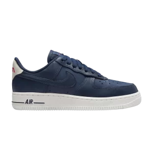 Nike Wmns Air Force 1 '07 LX 'Obsidian 'Baskets Marron clair/Obsidienne/Voile/Rouge sirène DZ2708 100