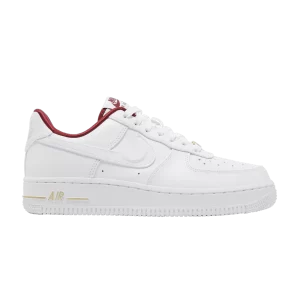 Nike Wmns Air Force 1 '07 SE 'Sisterhood' Baskets Blanc sommet/Rouge équipe/Or métallique DV7584 100