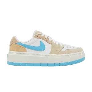Femme Air Jordan 1 Elevate Low SE 'Salt Lake City' Blanc/Sand drift/Oil green/Baltic bleu FD1028 100