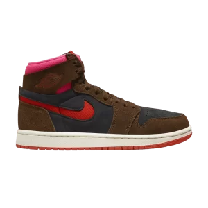 Femme Air Jordan 1 High Zoom Comfort 2 'Cacao Wow Picante Red' Cocoa Wow/Rouge épicé/Noir/Hyper rose/Voile DV1305 206