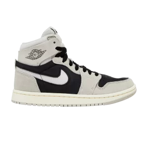 Femme Air Jordan 1 High Zoom Comfort 2 'Light Iron Ore' Minerai de fer clair/Noir/Lait de coco/Gris neutre DV1305 001